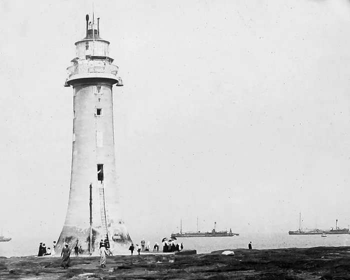 Framed Print : New Brighton Lighthouse early 1900s Framed Print : New Brighton Lighthouse early 1900s