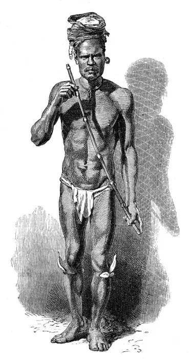 Framed Print : A New Caledonian flute player, c. 1870 Framed Print : A New Caledonian flute player, c. 1870