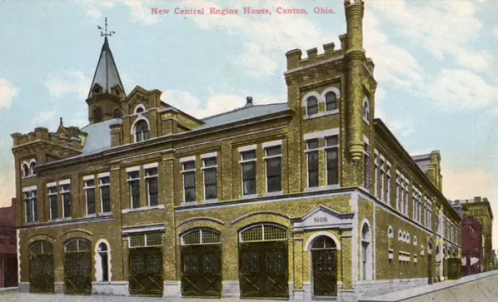 Framed Print : New Central Fire Engine House, Canton, Ohio, USA Framed Print : New Central Fire Engine House, Canton, Ohio, USA