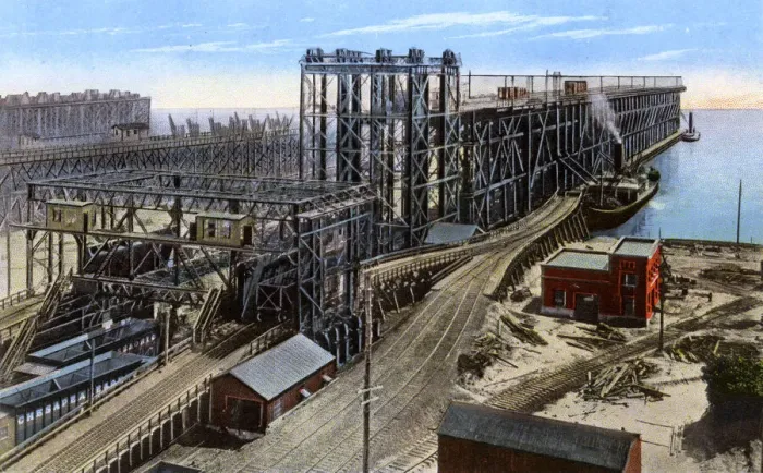 Framed Print : New Coal Pier No. 9, Newport News, Virginia, USA Framed Print : New Coal Pier No. 9, Newport News, Virginia, USA