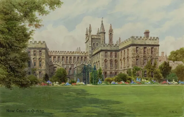 Framed Print : New College, Oxford, Oxfordshire Framed Print : New College, Oxford, Oxfordshire