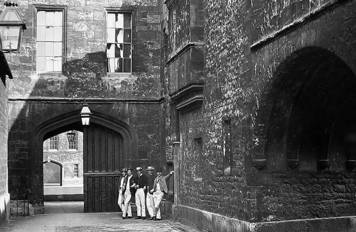 Framed Print : New College Oxford Victorian period Framed Print : New College Oxford Victorian period