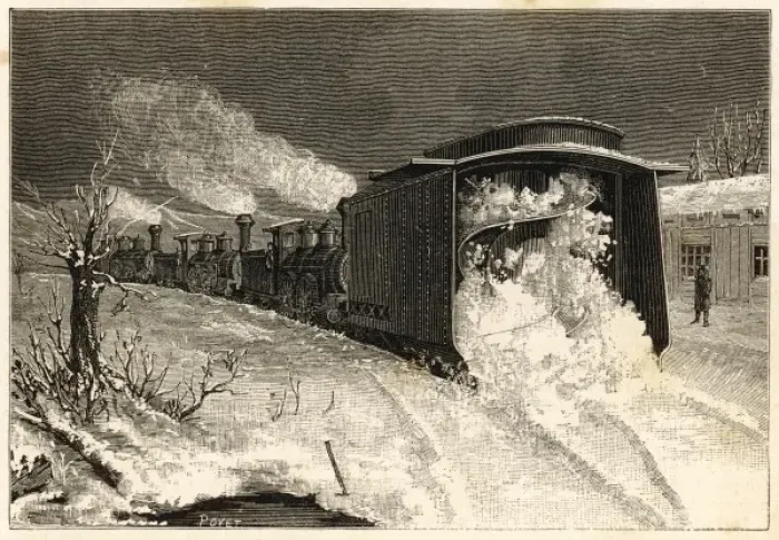 Framed Print : New design for train snow plough Framed Print : New design for train snow plough