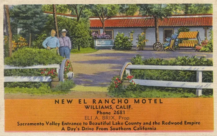 Framed Print : New El Rancho Motel, Williams, California, USA Framed Print : New El Rancho Motel, Williams, California, USA