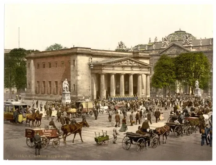 Framed Print : The New Guard and street scene, Berlin, Germany The New Guar Framed Print : The New Guard and street scene, Berlin, Germany The New Guar
