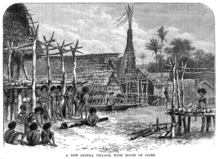 Framed Print : New Guinea Village Framed Print : New Guinea Village