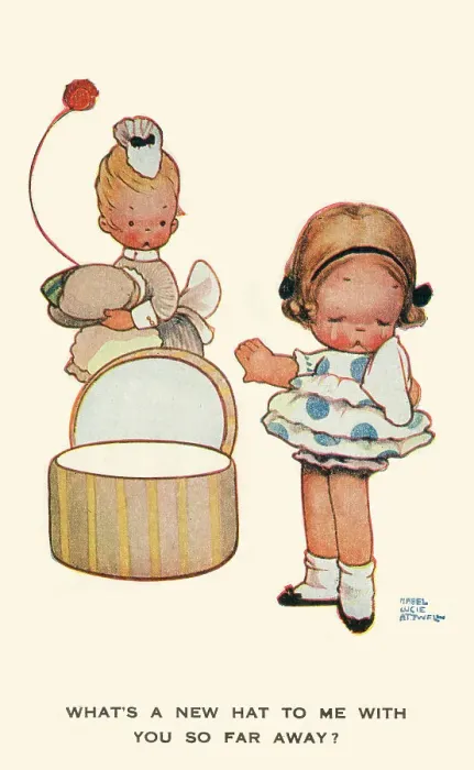 Framed Print : A new hat can't assuage the pain of separation Framed Print : A new hat can't assuage the pain of separation