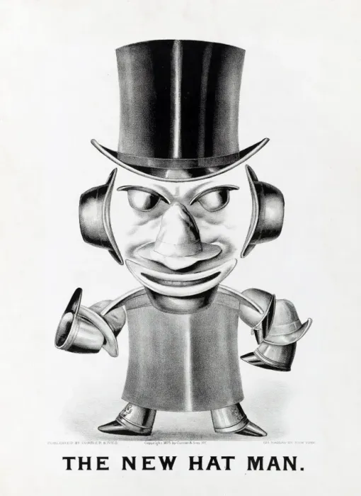 Framed Print : The New Hat Man Framed Print : The New Hat Man
