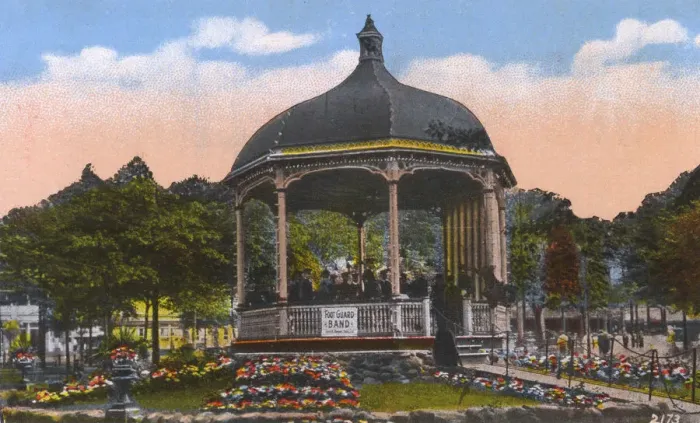 Framed Print : New Haven, Connecticut, USA - Bandstand, Savin Rock Park Framed Print : New Haven, Connecticut, USA - Bandstand, Savin Rock Park