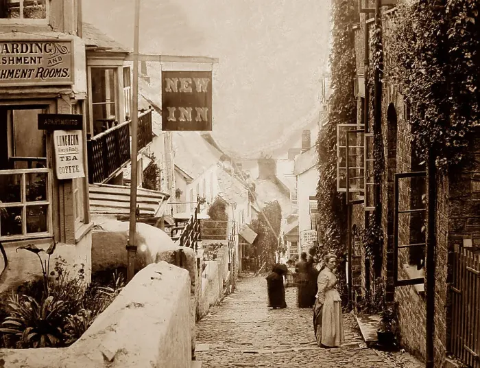 Framed Print : New Inn, Clovelly Framed Print : New Inn, Clovelly