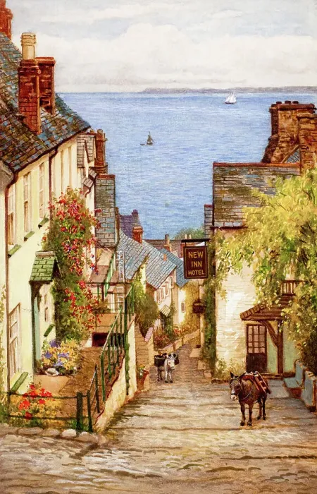 Framed Print : New Inn Hotel, Clovelly, Devon Framed Print : New Inn Hotel, Clovelly, Devon
