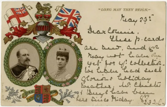 Framed Print : The new King and Queen, Edward VII and Alexandra