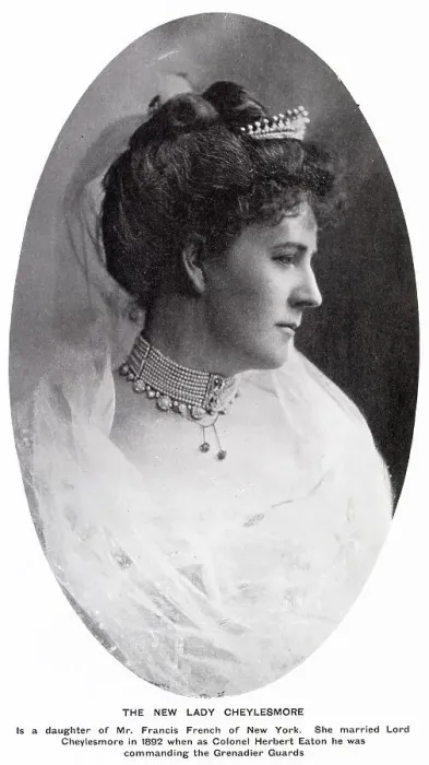 Framed Print : The new Lady Cheylesmore'. Daughter of Mr Francis French of New York. Date: 1902 Framed Print : The new Lady Cheylesmore'. Daughter of Mr Francis French of New York. Date: 1902