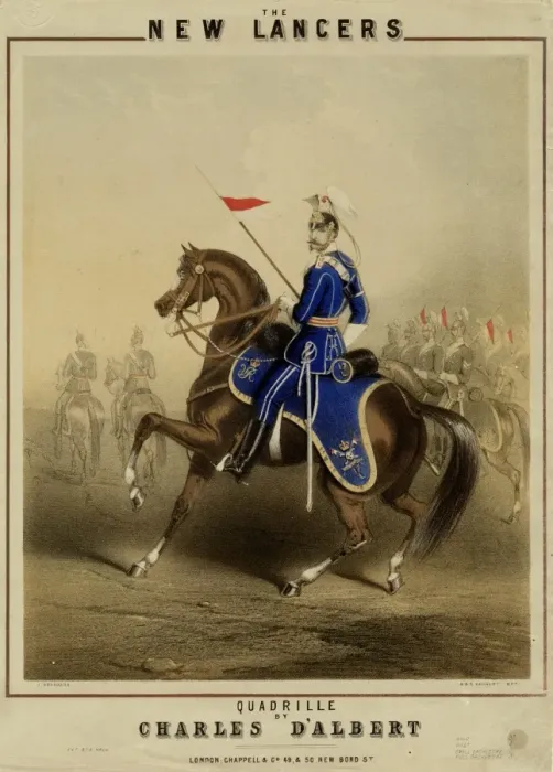 Framed Print : New Lancers Quadrille Framed Print : New Lancers Quadrille