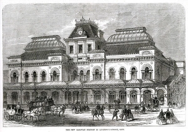 New Liverpool Street railway station 1886