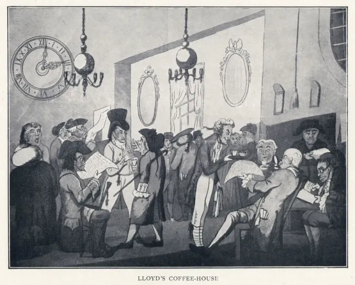 Framed Print : New Lloyds Coffee House Framed Print : New Lloyds Coffee House