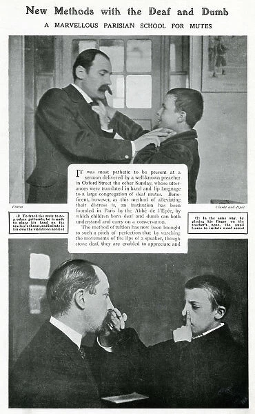 New methods with the deaf and dumb 1906