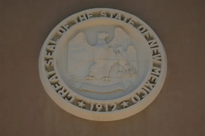 Framed Print : New Mexico State Capitol. Great Seal of the State of New Mex Framed Print : New Mexico State Capitol. Great Seal of the State of New Mex