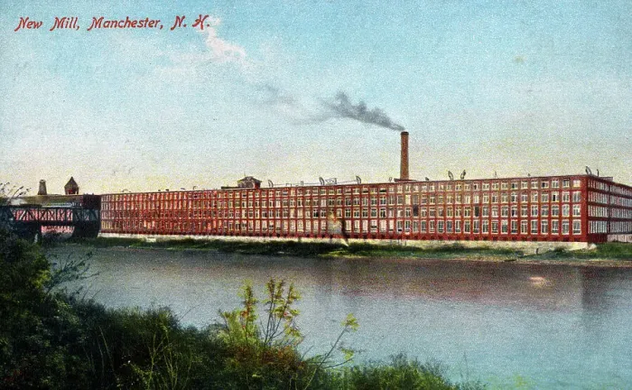 Framed Print : New Mill, Manchester, New Hampshire, USA Framed Print : New Mill, Manchester, New Hampshire, USA