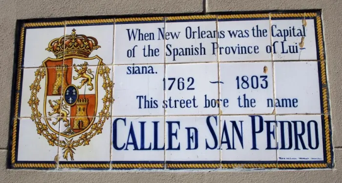 Framed Print : New Orleans. French Quarter. Spanish Street Name Tile Murals Framed Print : New Orleans. French Quarter. Spanish Street Name Tile Murals