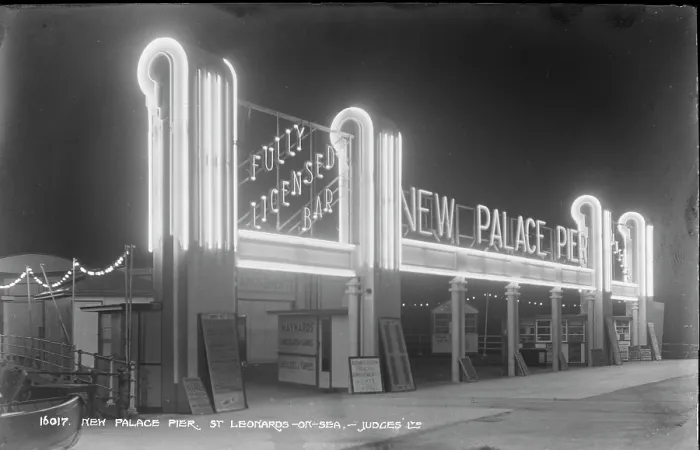 Framed Print : New Palace Pier at Night Framed Print : New Palace Pier at Night
