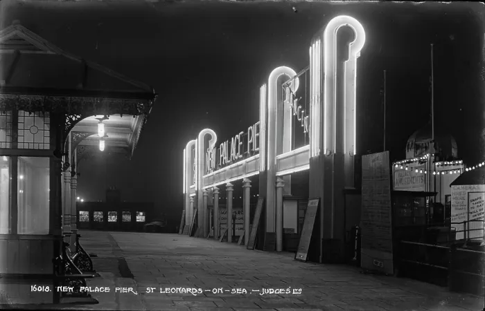 Framed Print : New Palace Pier at Night Framed Print : New Palace Pier at Night