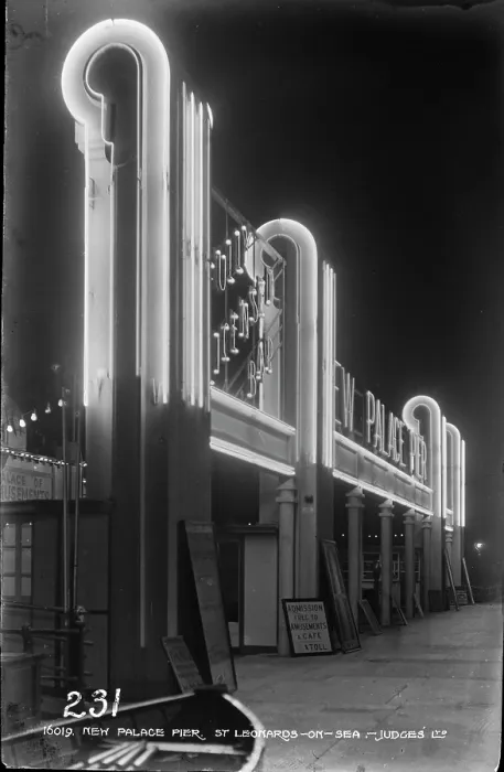 Framed Print : New Palace Pier at Night Framed Print : New Palace Pier at Night