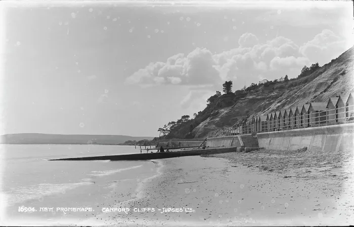 Framed Print : New Promenade at Canford Cliffs Framed Print : New Promenade at Canford Cliffs
