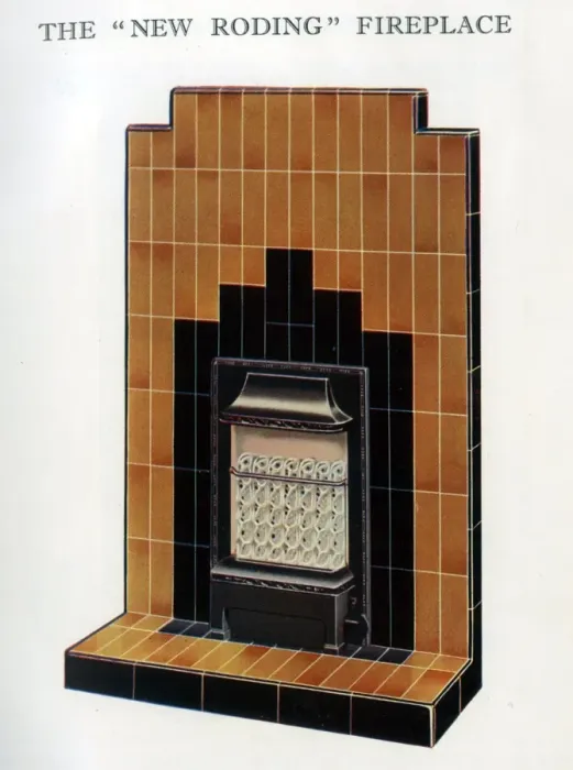 Framed Print : The New Roding Fireplace Framed Print : The New Roding Fireplace