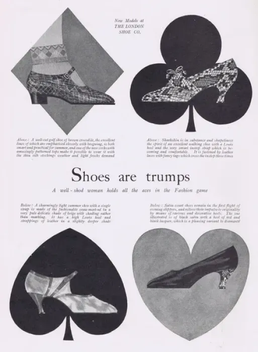 Framed Print : New shoe models, 1927 Framed Print : New shoe models, 1927