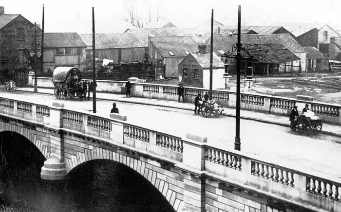 Framed Print : New South Bridge, Northampton Framed Print : New South Bridge, Northampton