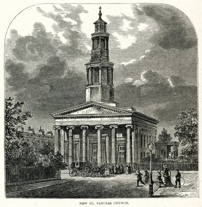 Framed Print : New St. Pancras Church Framed Print : New St. Pancras Church