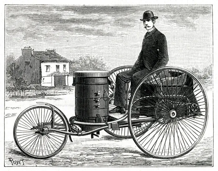 Framed Print : New steam carriage by Montais and L Heritier 1887 Framed Print : New steam carriage by Montais and L Heritier 1887