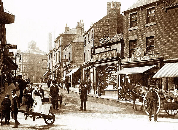 New Street, Barnsley, early 1900s