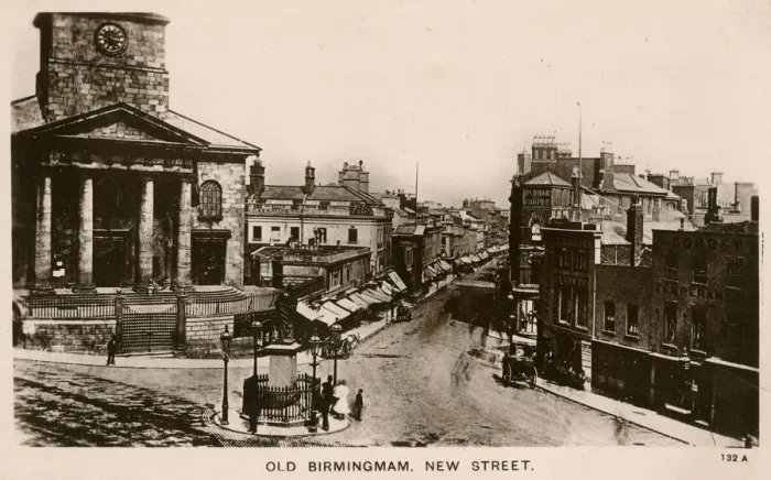 Framed Print : New Street, Birmingham, West Midlands Framed Print : New Street, Birmingham, West Midlands