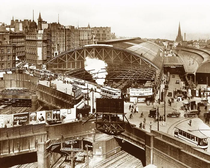 Framed Print : New Street Station, Birmingham, early 1900s Framed Print : New Street Station, Birmingham, early 1900s