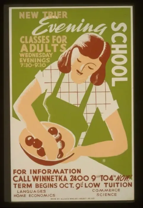 Framed Print : New Trier evening school Classes for adults, Wednesday eveni Framed Print : New Trier evening school Classes for adults, Wednesday eveni