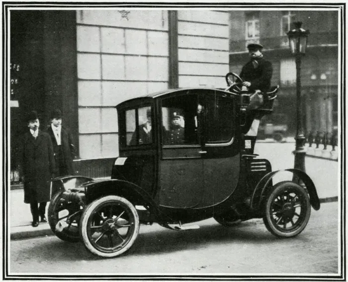 Framed Print : New type of motor cab for Paris 1909 Framed Print : New type of motor cab for Paris 1909