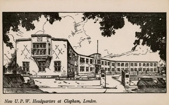 Framed Print : The new U. P. W. Headquarters, Clapham, London Framed Print : The new U. P. W. Headquarters, Clapham, London
