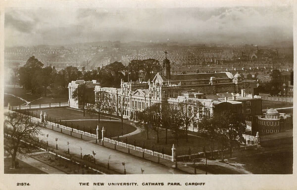 The New University - Cathays Park, Cardiff, South Wales
