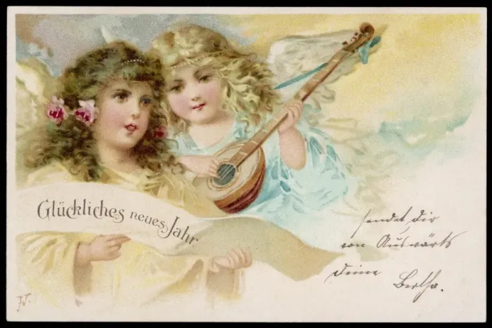 Framed Print : New Year Angels Framed Print : New Year Angels