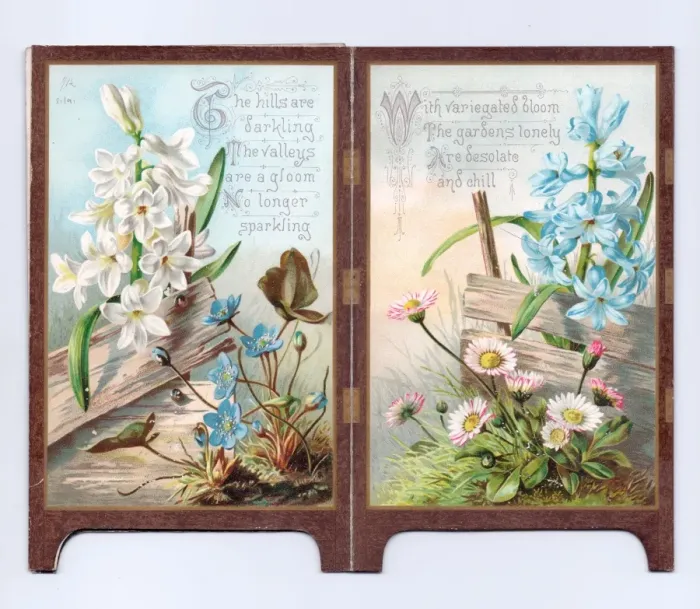 Framed Print : New Year card in the form of a folding screen Framed Print : New Year card in the form of a folding screen