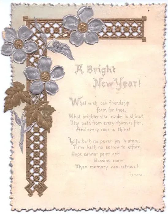 Framed Print : New Year card in gold and silver Framed Print : New Year card in gold and silver