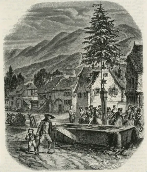 Framed Print : New Year, Vosges Framed Print : New Year, Vosges