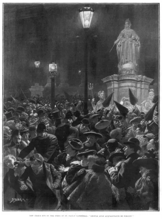 Framed Print : New Years Eve, London Framed Print : New Years Eve, London