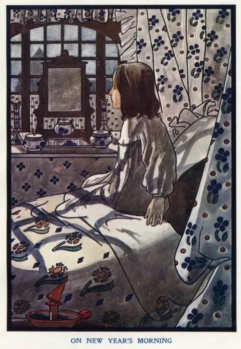 Framed Print : On New Years morning by Charles Robinson Framed Print : On New Years morning by Charles Robinson