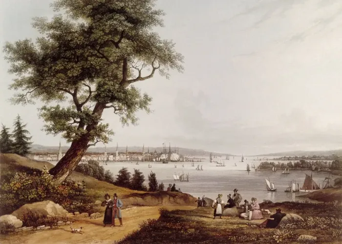 Framed Print : New York (1840) Framed Print : New York (1840)