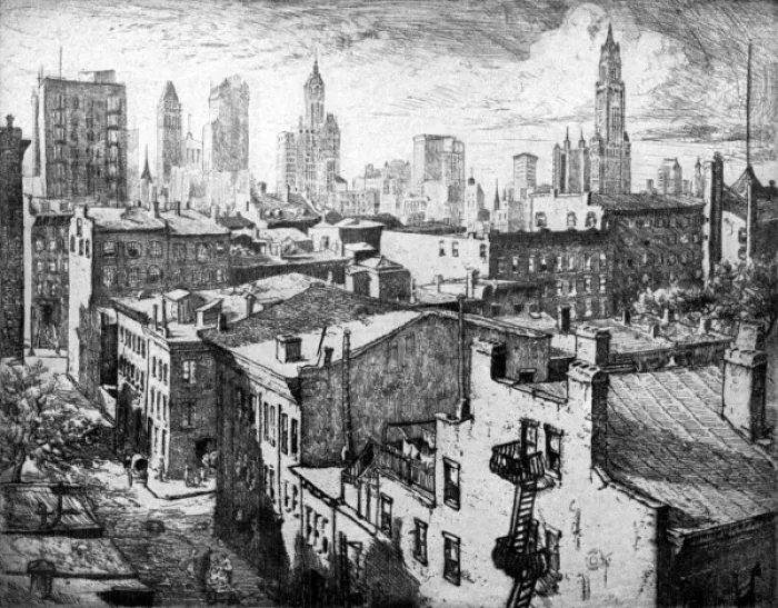 Framed Print : New York / Brooklyn 1916 Framed Print : New York / Brooklyn 1916