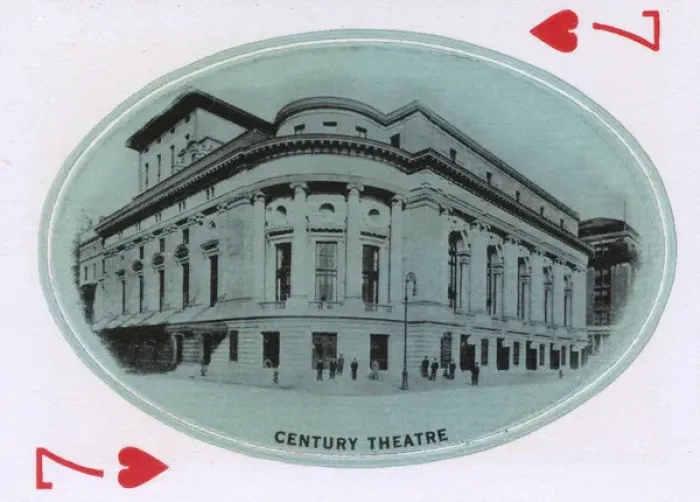 Framed Print : New York City - Playing card - Century Theatre Framed Print : New York City - Playing card - Century Theatre