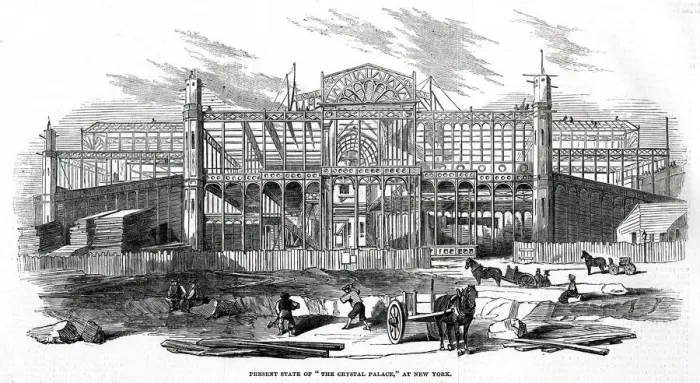 Framed Print : New York, Crystal Palace 1853 Framed Print : New York, Crystal Palace 1853